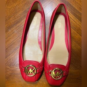Michael Kors Red Women's Flats